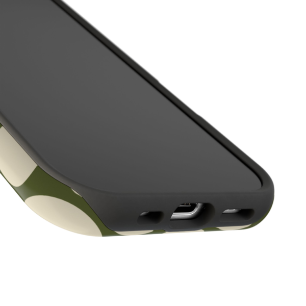 Olive Green Polka Dot Phone Case