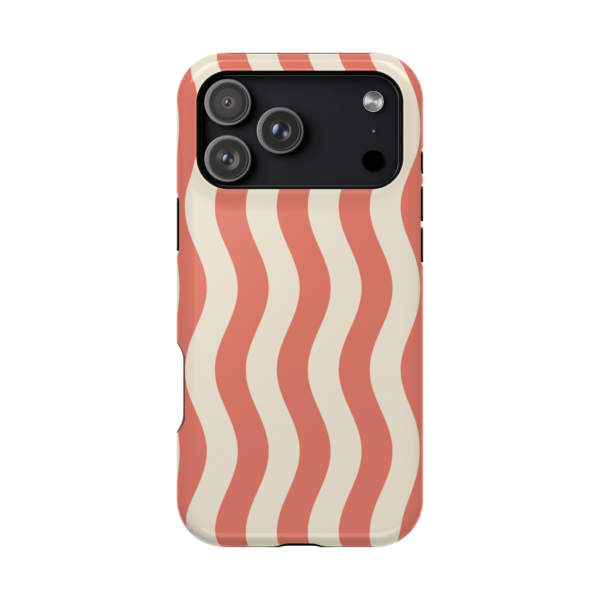 Wavy Retro Stripes Phone Case | Magnetic Impact-Resistant Case