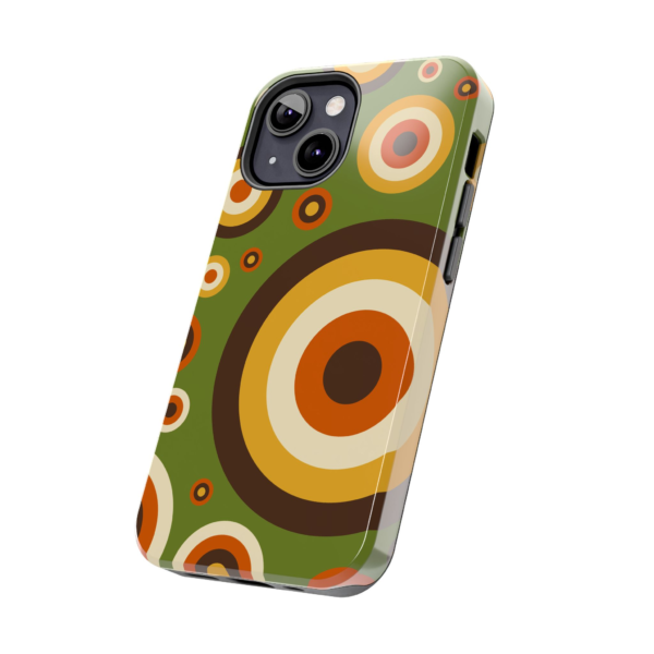 Retro Concentric Circles Phone Case | Tough Phone Case