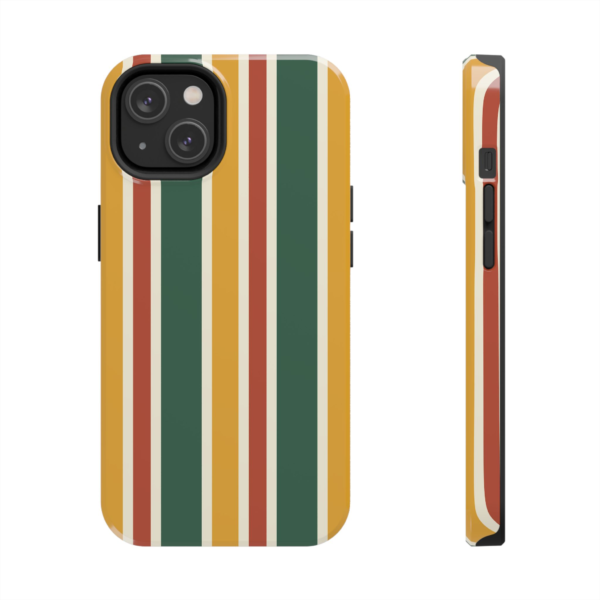 Retro Vertical Stripe Tough Phone Case
