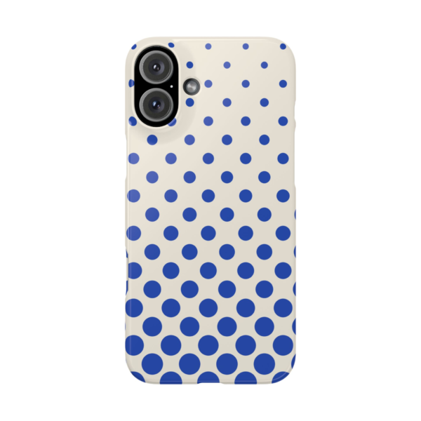 Blue Gradient Polka Dot Phone Case