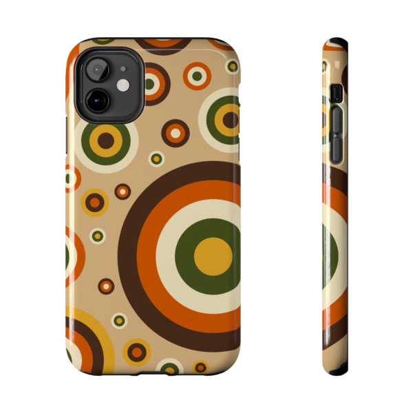 Retro Groovy Circles Phone Case | Tough Phone Case