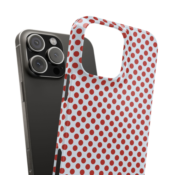 Red Polka Dot Phone Case | Slim Protective Phone Case