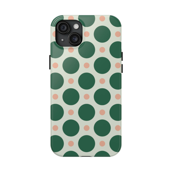 Green Polka Dot Phone Case | Tough Phone Case